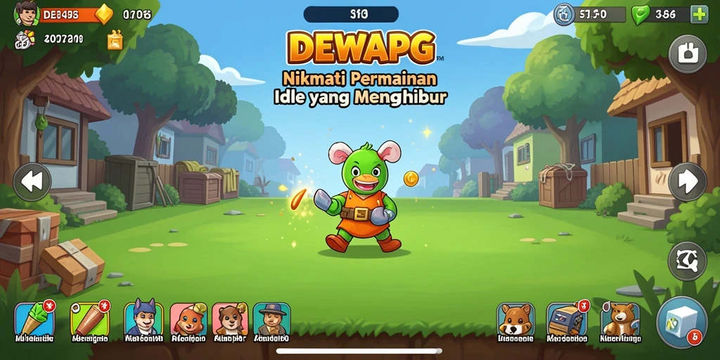 Tampilan gameplay DEWAPG yang menarik dan interaktif.