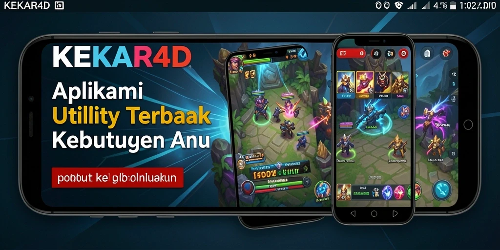 Tampilan antarmuka KEKAR4D dengan fitur-fitur Utility yang menarik.