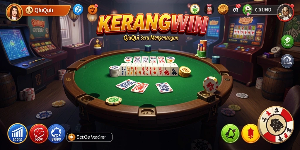 Screenshot gameplay QiuQiu KERANGWIN yang menarik.