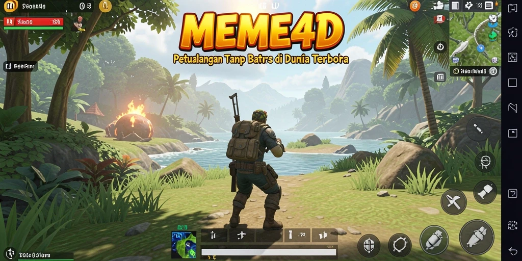 Menampilkan gameplay MEME4D dengan eksplorasi dunia terbuka yang menakjubkan.