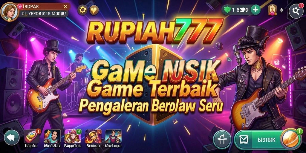 Screenshot gameplay RUPIAH777 menampilkan fitur interaktif yang menarik dan koleksi lagu.